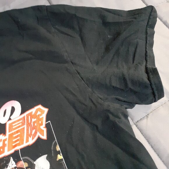 Jojo’s Bizarre Adventure Stardust Crusaders Black Anime T-Shirt Size L %100 Cott - Picture 5 of 9